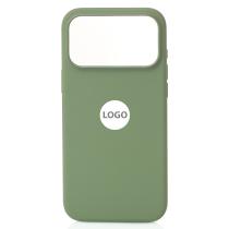 Силиконовый чехол Lux Colors с поддержкой MagSafe для iPhone 17 Pro (AI) Light Moss