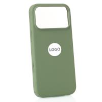 Силиконовый чехол Lux Colors с поддержкой MagSafe для iPhone 17 Pro (AI) Light Moss