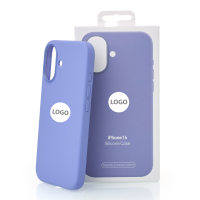 Силиконовый чехол Lux Colors с поддержкой MagSafe для iPhone 16 (AI) Periwinkle