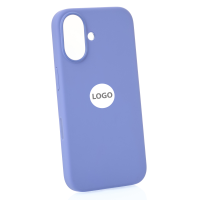 Силиконовый чехол Lux Colors с поддержкой MagSafe для iPhone 16 (AI) Periwinkle