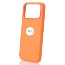 Силиконовый чехол Lux Colors с поддержкой MagSafe для iPhone 17 Pro (AI) Orange