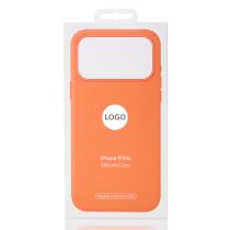 Силиконовый чехол Lux Colors с поддержкой MagSafe для iPhone 17 Pro (AI) Orange