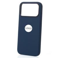 Силиконовый чехол Lux Colors с поддержкой MagSafe для iPhone 17 Pro (AI) Midnight