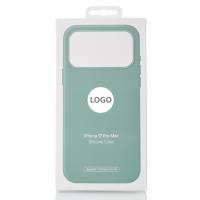 Силиконовый чехол Lux Colors с поддержкой MagSafe для iPhone 17 Pro Max (AI) Light Moss