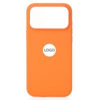 Силиконовый чехол Lux Colors с поддержкой MagSafe для iPhone 17 Pro Max (AI) Orange