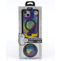 Силиконовый чехол MagSafe Boter "3D" + magsafe PopSocket для iPhone 12 / iPhone 12 Pro 04 abstraction