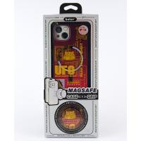 Силиконовый чехол MagSafe Boter "3D" + magsafe PopSocket для iPhone 12 Pro Max 05 UFO