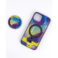 Силиконовый чехол MagSafe Boter "3D" + magsafe PopSocket для iPhone 12 Pro Max 04 abstraction
