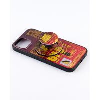 Силиконовый чехол MagSafe Boter "3D" + magsafe PopSocket для iPhone 14 Pro 05 UFO