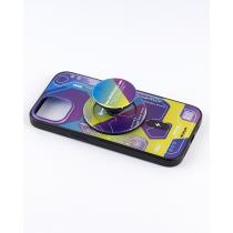Силиконовый чехол MagSafe Boter "3D" + magsafe PopSocket для iPhone 14 Pro 04 abstraction