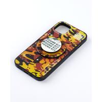 Силиконовый чехол MagSafe Boter "3D" + magsafe PopSocket для iPhone 15 02 military