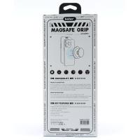 Силиконовый чехол MagSafe Boter "3D" + magsafe PopSocket для Samsung S23 02 military