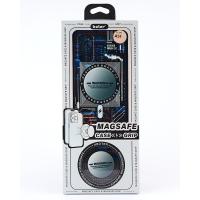 Силиконовый чехол MagSafe Boter "3D" + magsafe PopSocket для Samsung A14 03 microcircuit