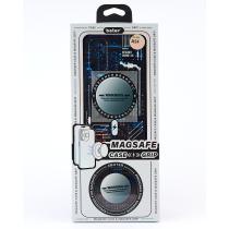 Силиконовый чехол MagSafe Boter "3D" + magsafe PopSocket для Samsung A14 03 microcircuit