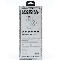 Силиконовый чехол MagSafe Boter "3D" + magsafe PopSocket для Samsung A24 4G 02 military