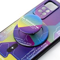 Силиконовый чехол MagSafe Boter "3D" + magsafe PopSocket для Xiaomi Redmi Note 12 Pro 4G 04 abstraction