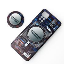 Силиконовый чехол MagSafe Boter "3D" + magsafe PopSocket для Xiaomi Redmi Note 12 Pro 4G 03 microcircuit