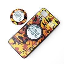 Силиконовый чехол MagSafe Boter "3D" + magsafe PopSocket для Xiaomi Redmi Note 12 Pro 4G 02 military