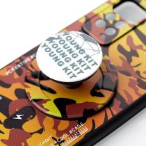 Силиконовый чехол MagSafe Boter "3D" + magsafe PopSocket для Xiaomi Redmi Note 12 Pro 4G 02 military