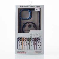 Силиконовый чехол MagSafe CAMERA GLASS PROTECTION для iPhone 13 темно-зеленый