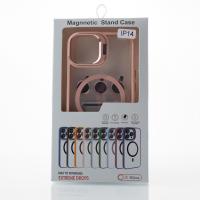 Силиконовый чехол MagSafe CAMERA GLASS PROTECTION для iPhone 14 темно-синий