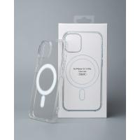 Силиконовый чехол CLEAR с поддержкой MagSafe для iPhone 12 / iPhone 12 Pro Прозрачный