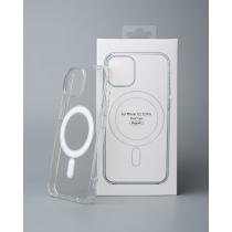 Силиконовый чехол CLEAR с поддержкой MagSafe для iPhone 12 / iPhone 12 Pro Прозрачный