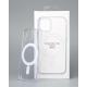 Силиконовый чехол CLEAR с поддержкой MagSafe для iPhone 12 mini/13 mini Прозрачный