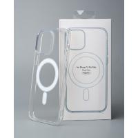 Силиконовый чехол MagSafe CLEAR для iPhone 12 Pro Max Прозрачный