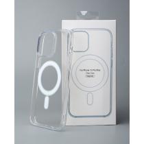 Силиконовый чехол MagSafe CLEAR для iPhone 12 Pro Max Прозрачный