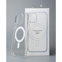Силиконовый чехол MagSafe CLEAR для iPhone 13 Pro Max Прозрачный