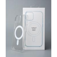 Силиконовый чехол MagSafe CLEAR для iPhone 14 Прозрачный