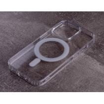Силиконовый чехол MagSafe CLEAR для iPhone 16 Pro Max Прозрачный