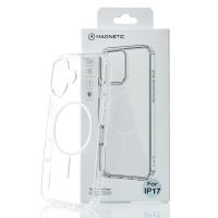 Силиконовый чехол MagSafe CLEAR для iPhone 17 Прозрачный