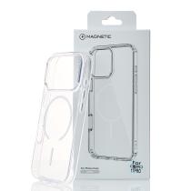 Силиконовый чехол MagSafe CLEAR для iPhone 17 Pro Прозрачный