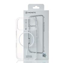 Силиконовый чехол MagSafe CLEAR для iPhone 17 Pro Прозрачный