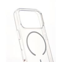 Силиконовый чехол MagSafe CLEAR для iPhone 17 Pro Прозрачный