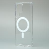 Силіконовий чохол MagSafe CLEAR для Samsung S22 Ultra Прозорий