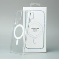 Силіконовий чохол MagSafe CLEAR для Samsung S22 Ultra Прозорий