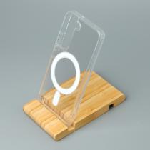 Силіконовий чохол MagSafe CLEAR для Samsung S22 Прозорий