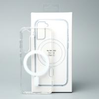 Силиконовый чехол MagSafe CLEAR для Samsung S23 Прозрачный