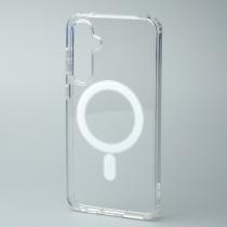 Силіконовий чохол MagSafe CLEAR для Samsung S23 FE Прозорий