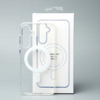 Силіконовий чохол MagSafe CLEAR для Samsung S23 FE Прозорий