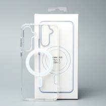 Силіконовий чохол MagSafe CLEAR для Samsung S23 FE Прозорий