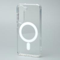 Силиконовый чехол MagSafe CLEAR для Samsung S23 Plus Прозрачный