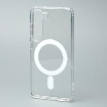 Силиконовый чехол MagSafe CLEAR для Samsung S23 Plus Прозрачный