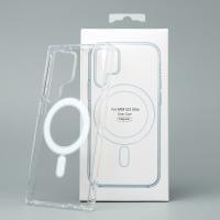 Силіконовий чохол MagSafe CLEAR для Samsung S23 Ultra Прозорий