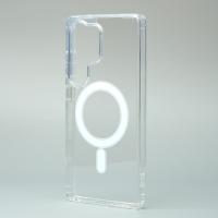 Силиконовый чехол MagSafe CLEAR для Samsung S25 Ultra Прозрачный
