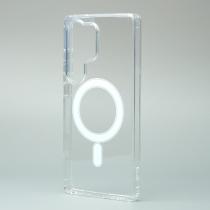 Силиконовый чехол MagSafe CLEAR для Samsung S25 Ultra Прозрачный