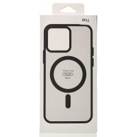 Силіконовий чохол MATTE з підтримкою MagSafe для телефону iPhone 11 classic black